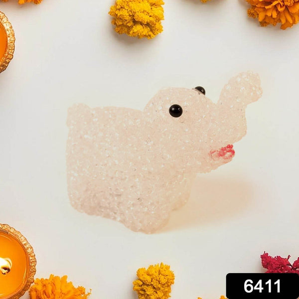 Dog Elephant Crystal LED Night Light Lamp – Cute Glowing Decorative Light (1 Pc) - dailyneed.life