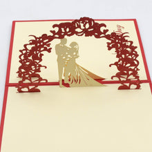 Unique 3D -Up Wishing Card (Wedding): 1 Pc - dailyneed.life