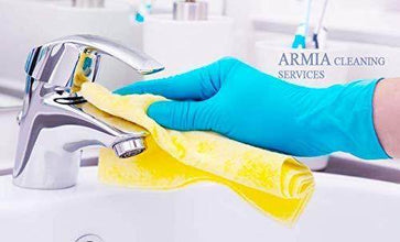 Flock line Reusable Rubber Hand Gloves (Blue) - 1pc - dailyneed.life