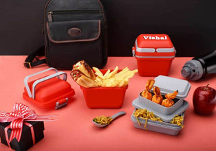 Customized Airtight Lunch Box with Handle & Push Lock Personalized Luncgh box - dailyneed.life