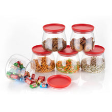 Matka Shaped Jar with Air Tight & Leak Proof Lid (Multicolour) (Set of 6) (900Ml) - dailyneed.life