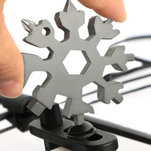 Durable & Portable 18 in 1 Snowflake Multi-Tool, Snowflake Bottle Opener Flat Phillips Screwdriver Kit Wrench - dailyneed.life