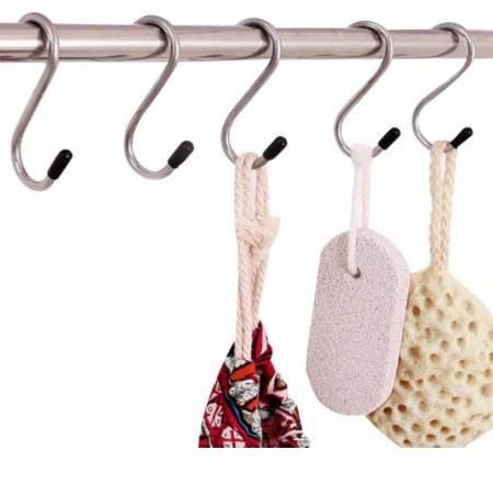 Heavy Duty S-Shaped Stainless Steel Hanging Hooks - 5 pcs - dailyneed.life