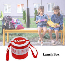 Customized 2layer Adjustable Insulated Tiffin Set of 1, Blue 3 Containers Lunch Box - dailyneed.life