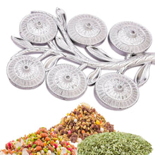 Tree Shape 6 Compartment Mukhwas Dani Serving Tray For Home & Kitchen Use - dailyneed.life
