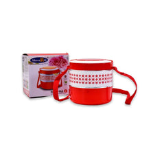 2layer Adjustable Insulated Tiffin Set of 1, Blue 3 Containers Lunch Box - dailyneed.life
