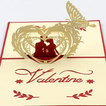 3D -Up Greeting Card (1 Pc): Birthday, Love, Christmas - dailyneed.life