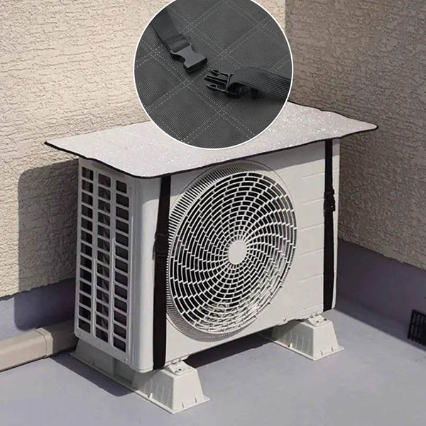 Air Conditioner Outdoor Unit Cover, Outdoor Unit Protective Cover, Aluminum Foil Material, Sun, Rain, Snow, Wind, Dust, Protects Outdoor Units Cover (Small) - dailyneed.life