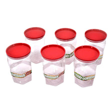 Air Tight Kitchen Storage Container for Rice | Dal | Atta, BPA-Free, Flour | Cereals | Snacks | Stackable | Modular, Round. (Approx - 1100Ml, Set of 6pcs) - dailyneed.life