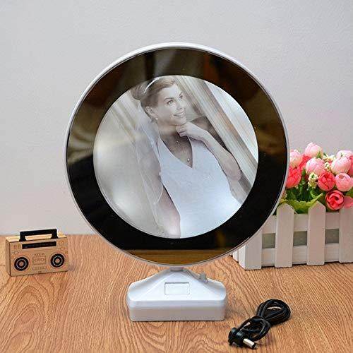Plastic 2 in 1 Mirror Come Photo Frame with Led Light - dailyneed.life