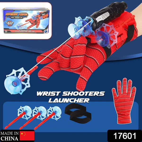 Web Shooter Toy for Kids Fans, Launcher Wrist Gloves Toys For Kids, Boys Superhero Gloves Role-Play Toy Cosplay, Sticky Wall Soft Bomb Funny Children's Educational Toys - dailyneed.life