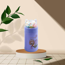 Girl Glass Water Bottle for School with Kid Sparkle Strap Cat Lid Sequins Glitter Glass Cup Birthday Gift Children 350ml (MOQ :- 75 pc) - dailyneed.life