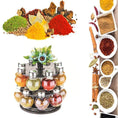 Multipurpose Revolving Plastic Spice Rack Set (16pcs) - dailyneed.life