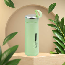 Water bottle 400ml leak proof, glass water bottle with daily water intake for gym and children, Nice Bottle (1 pc /Mix Color) - dailyneed.life