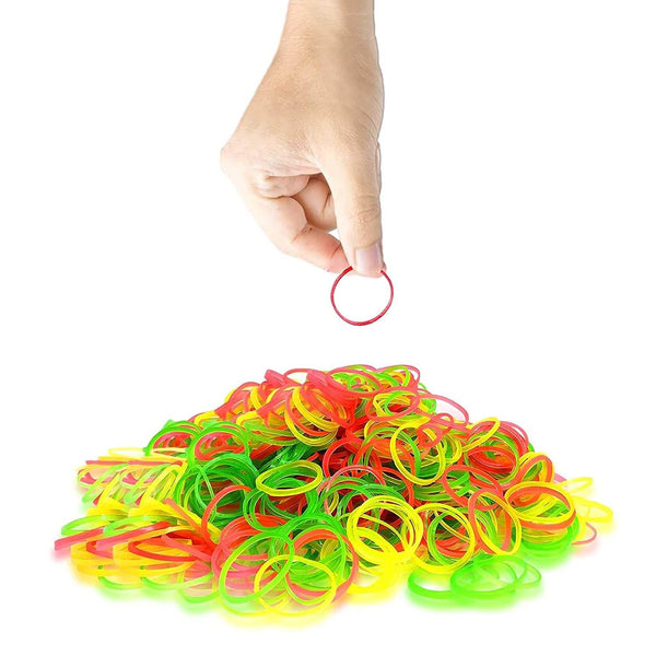 2-Inch Unbreakable Nylon Rubber Bands – Reusable Multicolor for Office, Home & School (50GM), Hair accessories - dailyneed.life