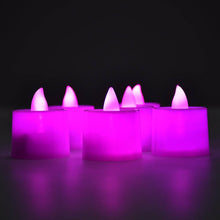 Pink Flameless LED Tealights, Smokeless Plastic Decorative Candles - Led Tea Light Candle For Home Decoration, Diwali (Pack Of 24) - dailyneed.life