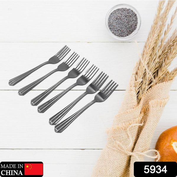 Steel Forks Set of 6 - Fork Set for Home and Kitchen Fork High Quality Premium Fork Set (6 Pc Set ) - dailyneed.life