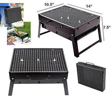 Folding Barbeque Charcoal Grill Oven (Black, Carbon Steel) - dailyneed.life