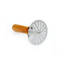 Stainless Steel Potato Masher, Pav Bhaji Masher with wooden handle - dailyneed.life