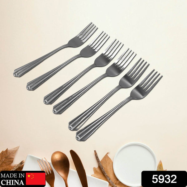 STEEL FORKS SET OF 6 - FORK SET FOR HOME AND KITCHEN FORK HIGH QUALITY PREMIUM FORK SET (6 PC SET ) - dailyneed.life