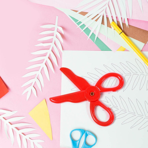 Plastic Child-Safe Scissor Set (50 Pcs Set) - dailyneed.life