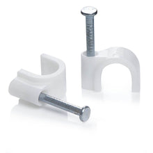 100 Pc 6 MM Cable Clip used in all kinds of wires to make them stuck and holded in walls etc. - dailyneed.life