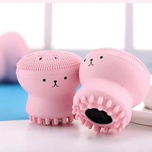 Facial Cleansing Brushes, Cute Octopus Shape Silicone Face Scrubber Massager Skincare Tool (1PC) - dailyneed.life