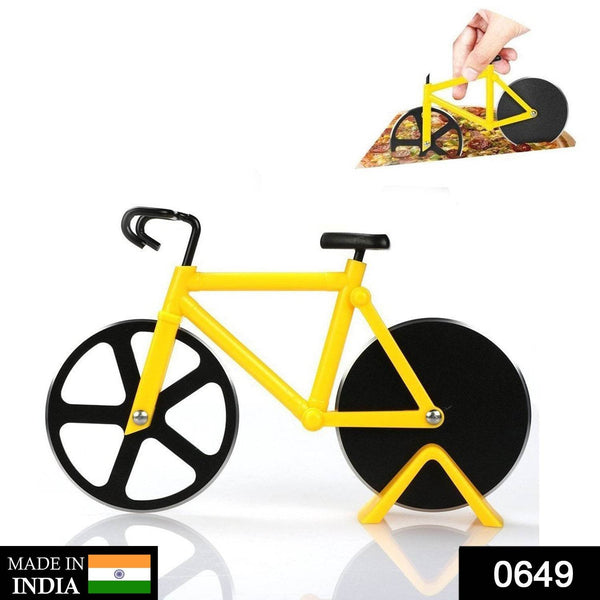 Bicycle Pizza Cutter (1 Pc): Stainless Steel, Unbreakable Handle - dailyneed.life