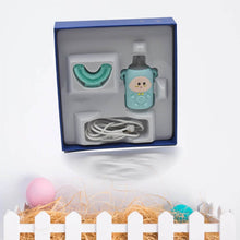 Electric Toothbrush With Light & Music, Kids U-Shaped 360Â° USB Rechargeable Plastic Automatic Toothbrush Portable Adjustable Cleaning Whitening Toothbrush with USB Charging Function Plastic + ABS for Kids - dailyneed.life