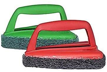 Bathroom Brush with abrasive scrubber for superior tile cleaning - dailyneed.life