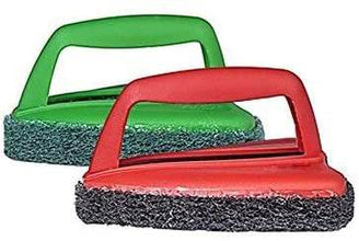 Bathroom Brush with abrasive scrubber for superior tile cleaning - dailyneed.life