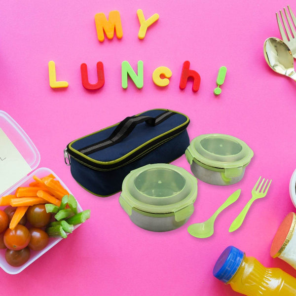 AIRTIGHT & LEAK PROOF STAINLESS STEEL CONTAINER MULTI COMPARTMENT LUNCH BOX CARRY TO ALL TYPE LUNCH IN LUNCH BOX & PREMIUM QUALITY LUNCH BOX IDEAL FOR OFFICE , SCHOOL KIDS & TRAVELLING IDEAL - dailyneed.life