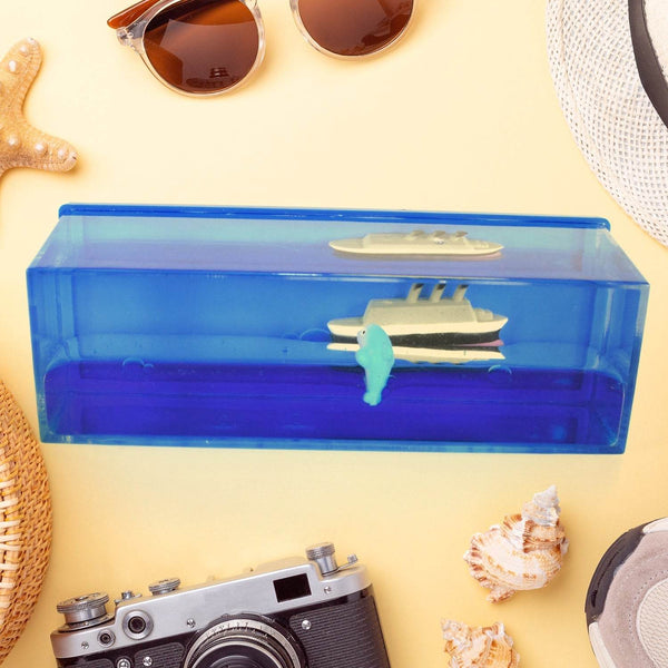 Car Interior Dashboard Decoration Floating Water Cruiser Ship Iceberg Ornament Car Interior Decoration for Birthday Gifts, Home Decor Suitable for Home Show Car Decoration, Gifts, Desk or Paperweight - dailyneed.life