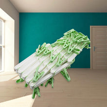 Big Adjustable Clothes Hanger, Windproof Tumble Dryer, Extendable, Socks Washing Liner, Plastic Drying Rack, Sock Hanger, Foldable Hanger, Underwear Dryer with 29 Clips - dailyneed.life