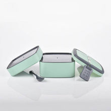 Customized GREEN DOUBLE-LAYER PORTABLE LUNCH BOX STACKABLE WITH CARRYING HANDLE AND SPOON LUNCH BOX , Bento Lunch Box - dailyneed.life