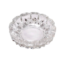 paricutin Glass Crystal Quality Cigar Cigarette Ashtray Round Tabletop for Home Office Indoor Outdoor Home Decor - dailyneed.life
