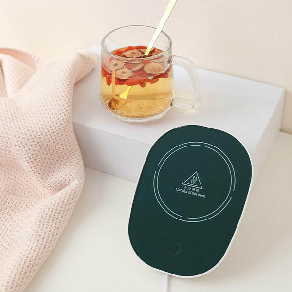 Coffee Mug Warmer For Having Coffee Along With The Warmer That Keeps It Hot. - dailyneed.life
