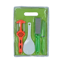 Plastic Chopping Board with Knife Set and Scissor And Wine Stainless Steel And Plastic Kitchen item Multipurpose cutting vegetables - dailyneed.life