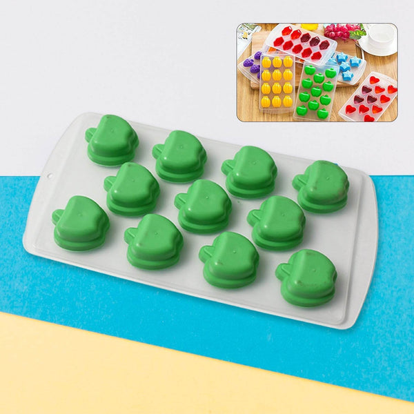 Silicone Mold Ice Cube Tray Creative Sweet Multi Type Ice Tray , Ice Cube Trays Multi Fruit Shape Ice Tray (1 Pc) - dailyneed.life