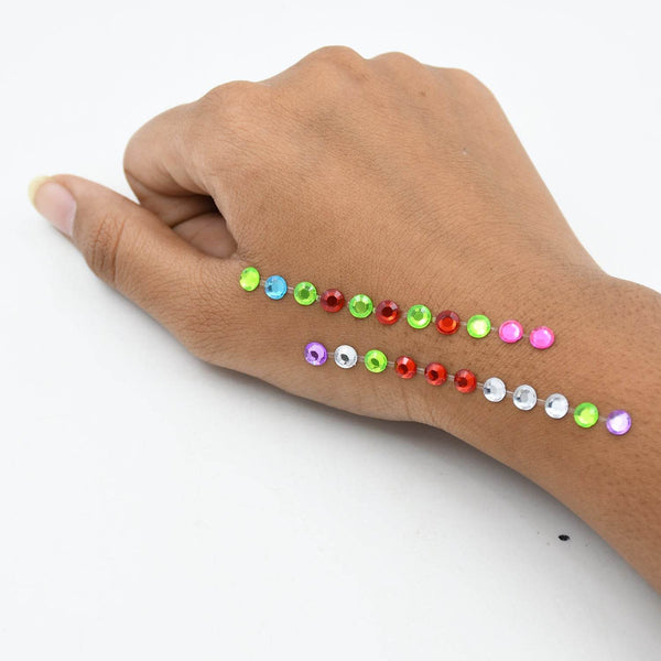 Self Adhesive Multi Size Shaped Shining Stones Crystals Stickers For Art & Craft, Mobile Phone Decoration, Jewelery Making, School Projects, Creative Work - dailyneed.life
