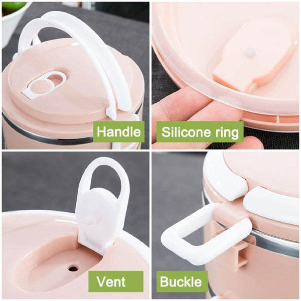 Customized Multi Layer Stainless Steel Hot Lunch Box (4 Layer) - dailyneed.life