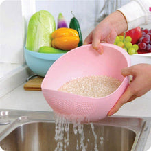 Kitchen Plastic big Rice Bowl Strainer Perfect Size for Storing and Straining - dailyneed.life