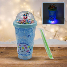LED Light Unicorn Sipper Water Bottle Mason Jar Tumbler with Straw for Kids Glitter Sipper with Toy Drinking Cups for Boys and Girls School/Tuition/Gym/ Picnic, Kids and Adults, Birthday Return Gifts - dailyneed.life