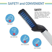 Men's Beard and Hair Curling Straightener (Modelling Comb), Hair accessories - dailyneed.life