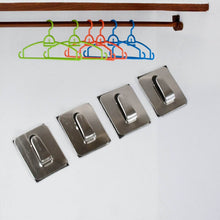 Self- Adhesive Hooks, Heavy Duty Wall Hooks Hangers Stainless Steel Waterproof Sticky Hooks for Hanging Robe Coat Towel Kitchen Bathroom and. - dailyneed.life