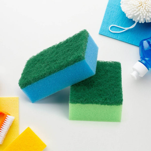 2-in-1 Multi-Purpose Scrub Sponge – Wear Resistant Dish & Furniture Cleaner (1 Pc) - dailyneed.life