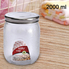 Plastic Mason Jar with Airtight lids (2000 ml) - dailyneed.life