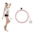 Fitness Adjustable Detachable Fitness Hula Hoop Ring Smart Round Count & Weight Loss Gym Equipment Exercise Smart Hula Hoops - dailyneed.life