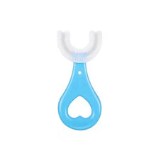 U Shaped Toothbrush for Kids, 2-6 Years Kids Baby Infant Toothbrush, Food Grade Ultra Soft Silicone Brush Head - dailyneed.life