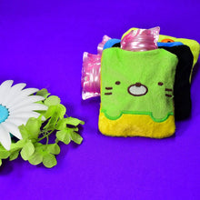 Green Kitty Hot Water Bag with Cover for Pain Relief & Warmth - dailyneed.life
